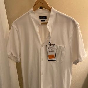 COPY - New With Tag,  Zara White Men’s button down shirt, size Large